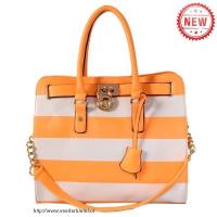 michael kors striped reizen groot oranje grijs bakken Online Bestellen xgqia458